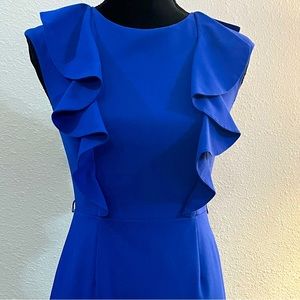 Calvin Klein royal blue business dress